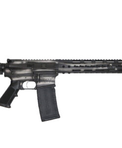 Advanced Combat AR-15 Black and Silver American Flag Cerakote